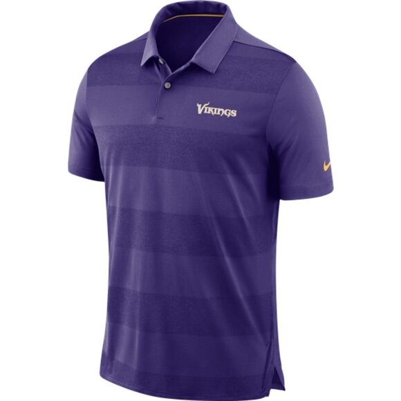 Nike Dri-Fit NFL M Vikings Polo Shirt T-Shirt - Picture 1 of 8